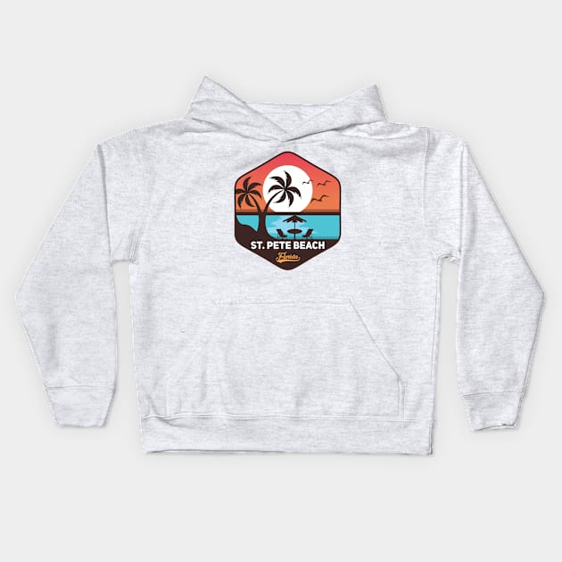 St. Pete Beach Kids Hoodie by Mark Studio